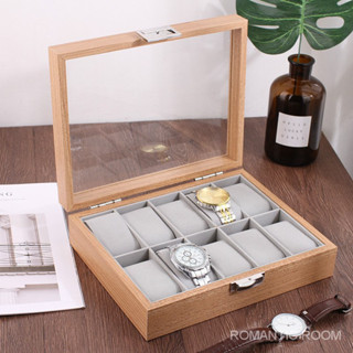 Glass on sale watch box