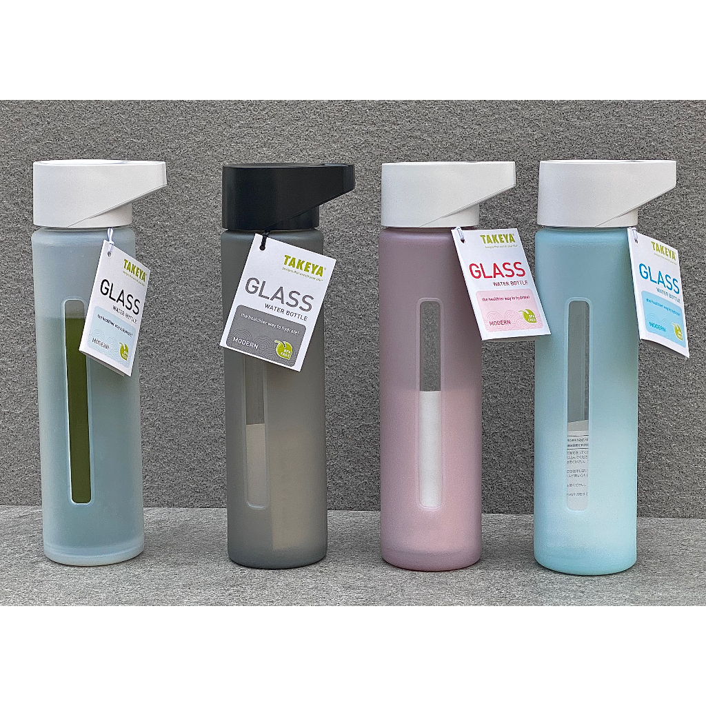 Takeya Premium Glass Water Bottle 470ml Madeya Imported From Japan