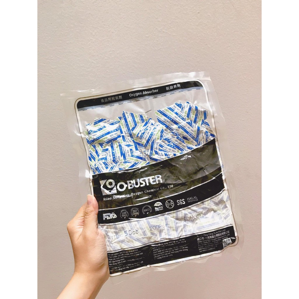 OXY 200 Desiccant Packages For Moon Cakes Biscuits Cookies