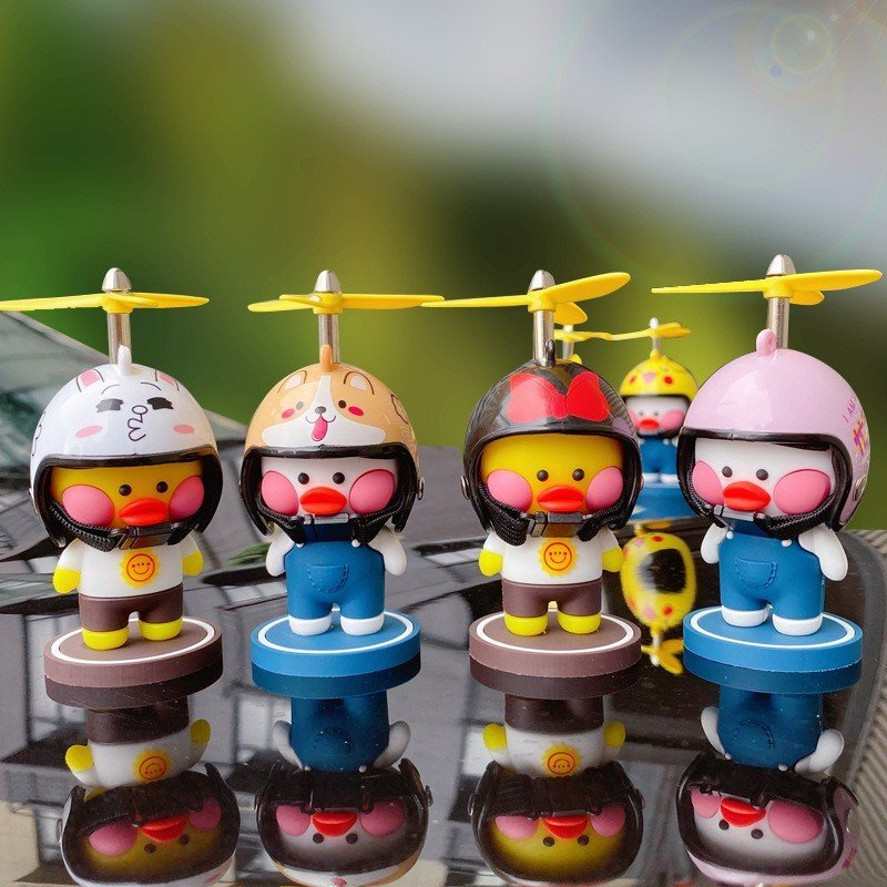 Duck Wearing a Pinwheel Hat Used to Decorate Helmets, Motorcycles, and ...