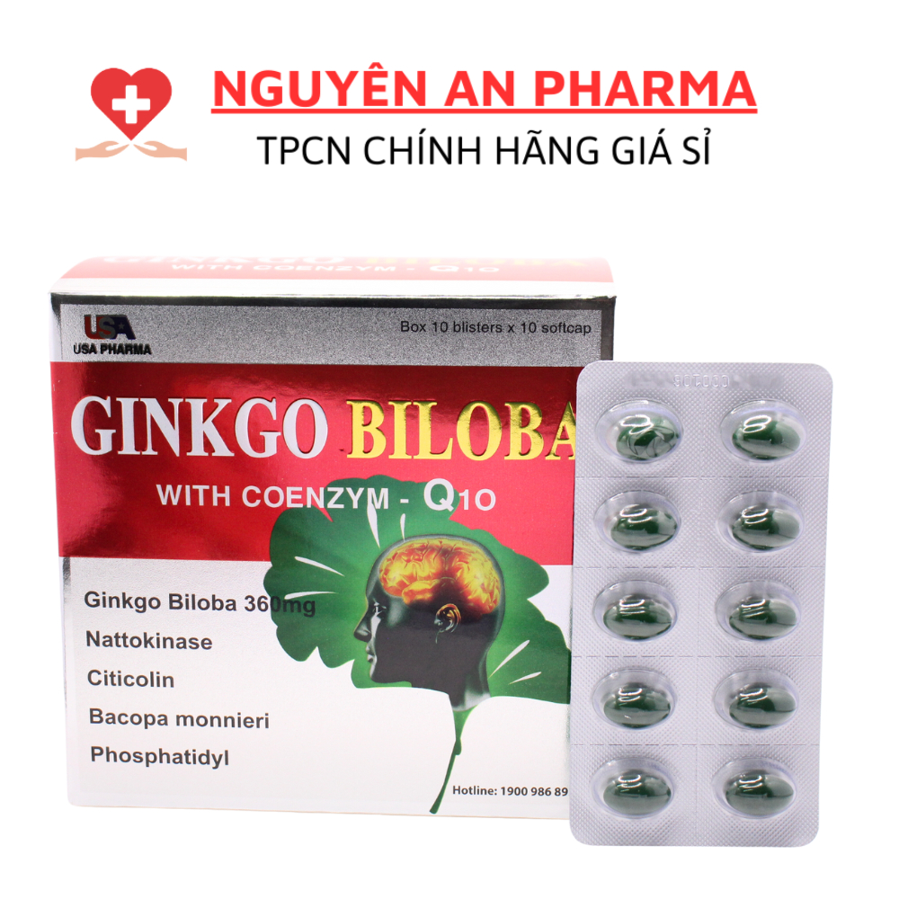 Ginkgo biloba Brain Nourishing Blood Activity 360mg Enhances Cerebral