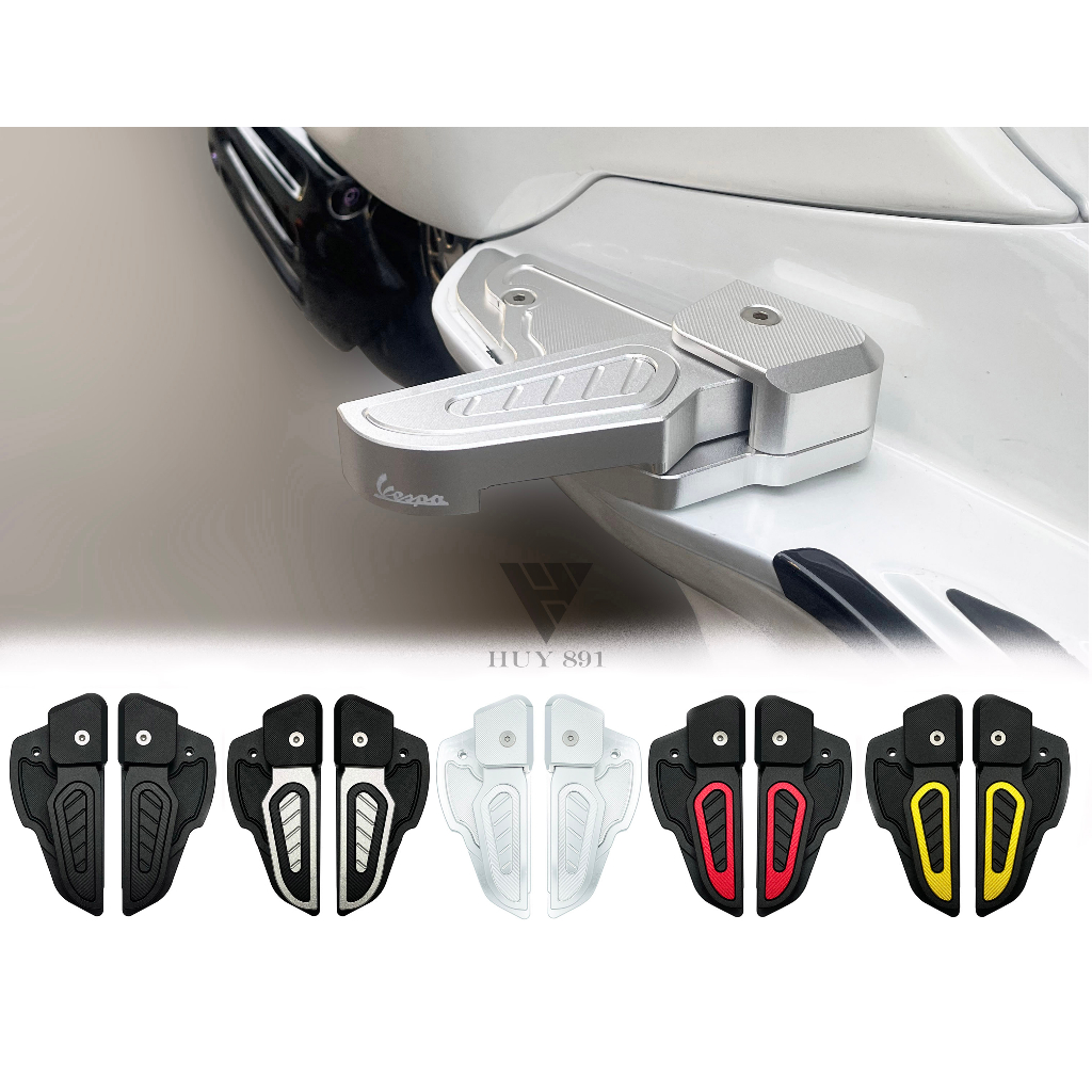 Cnc Aluminum Footrest 2022 version For Vespa Sprint, Primavera, Notte ...