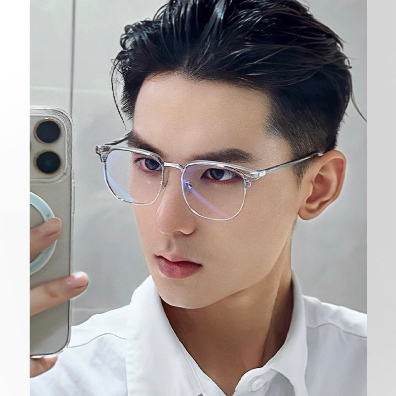 Stella Men'S And Women'S Glasses, HighQuality Metal Half Eyeglasses New Model 2023 With
