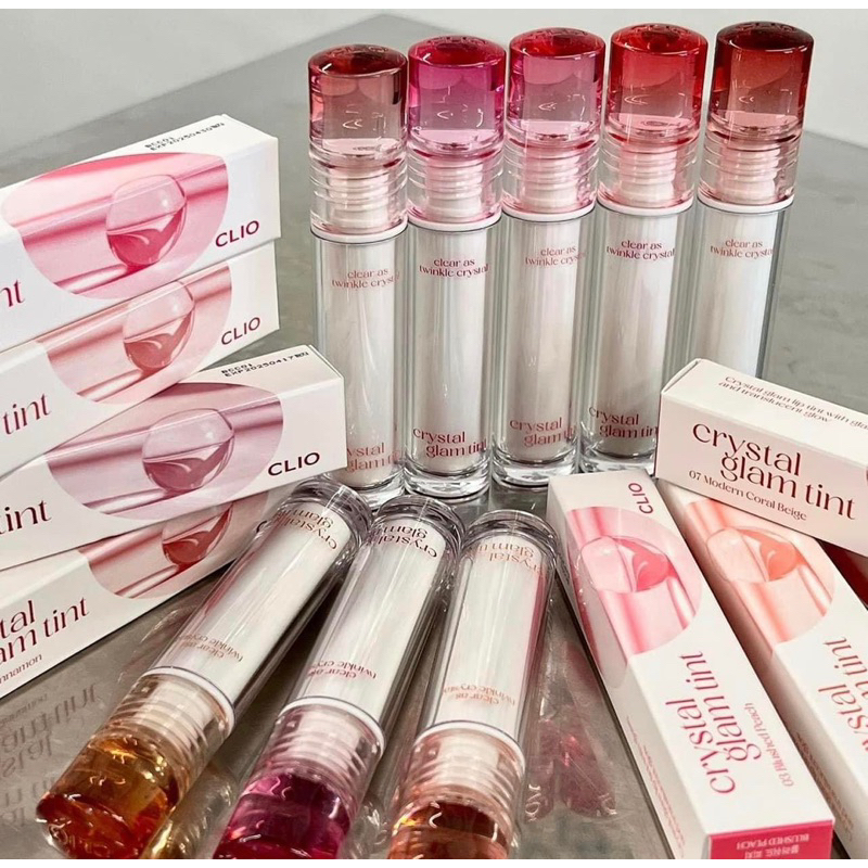 [CLIO] Clio CRYSTAL GLAM TINT Lip Gloss Shopee Singapore