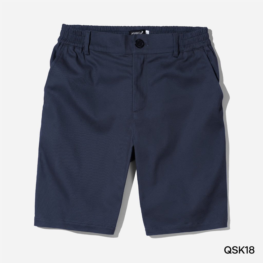Men's Khaki Shorts AVIANO 5 Colors, Shorts Elastic Waistband Shopee