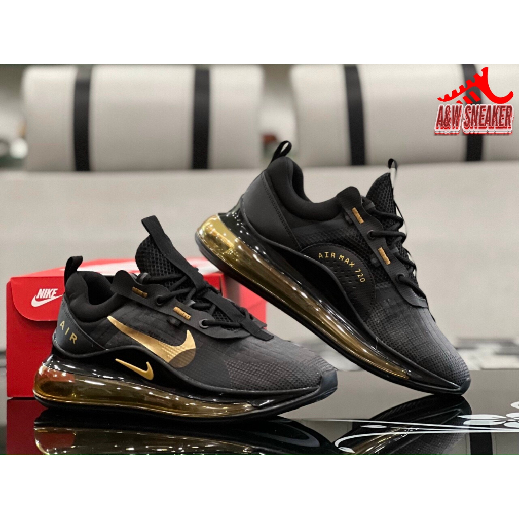 Air max 720/270 black gold sale