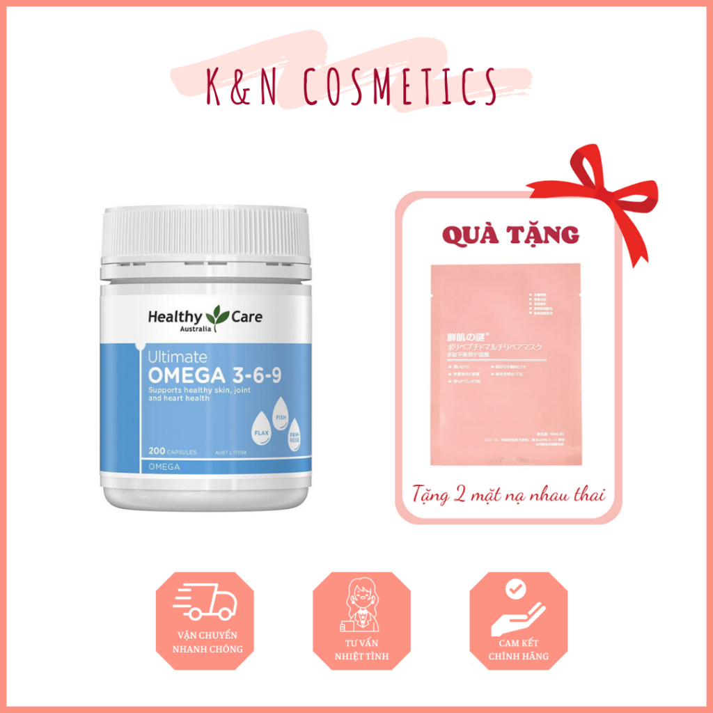 Healthy CARE ULTIMATE OMEGA 369 Fish Oil Oral Tablet Supports Eyesight & Heart Shopee Singapore