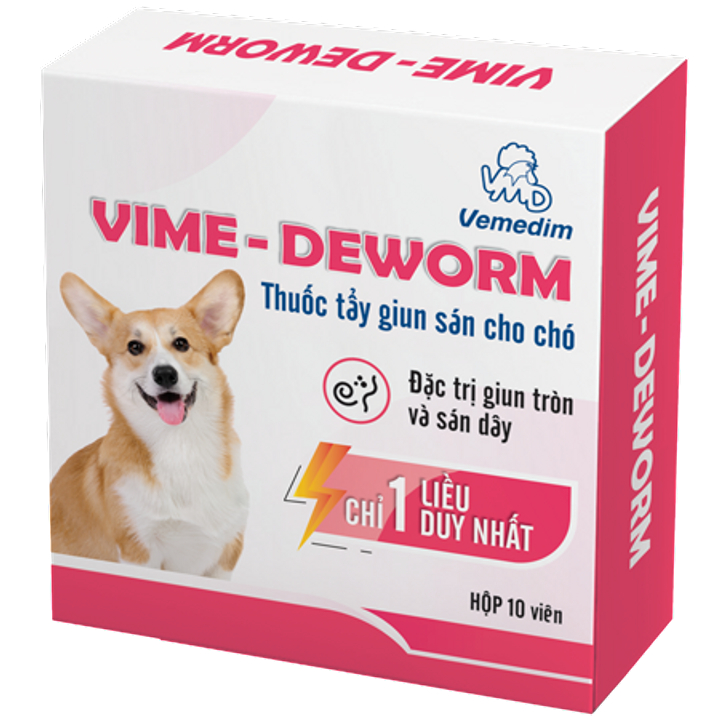 Vime Deworm Control Dog Worms (Box Of 10 Tablets) Shopee Singapore