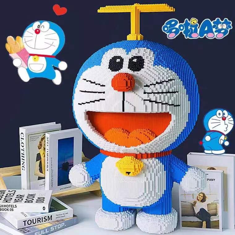 Lego Doraemon 1m Creative Large Doremon Assembly Model 65cm (With ...