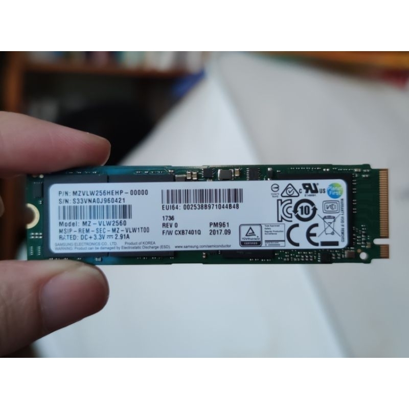 Pm961 ssd on sale