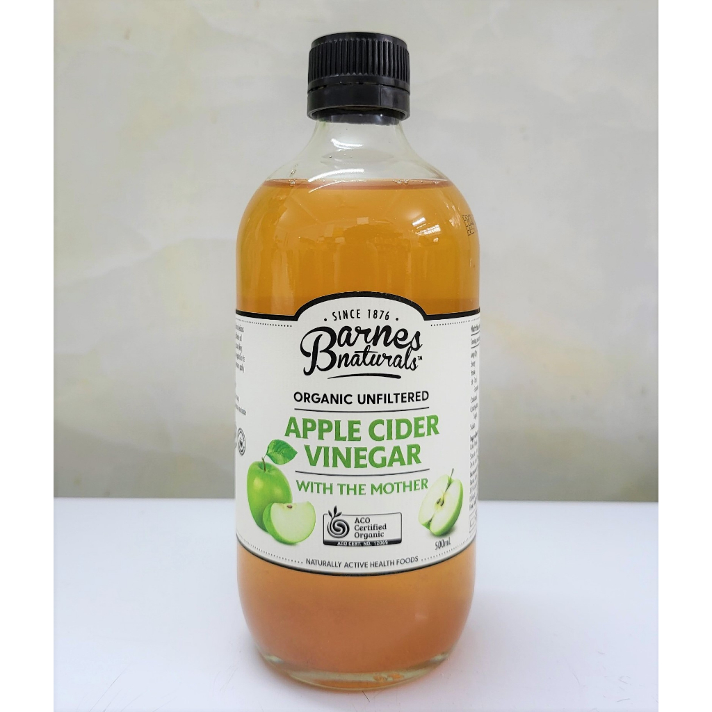 Barnes Naturals Organic Apple Cider Vinegar (with Female Vinegar) 500ml