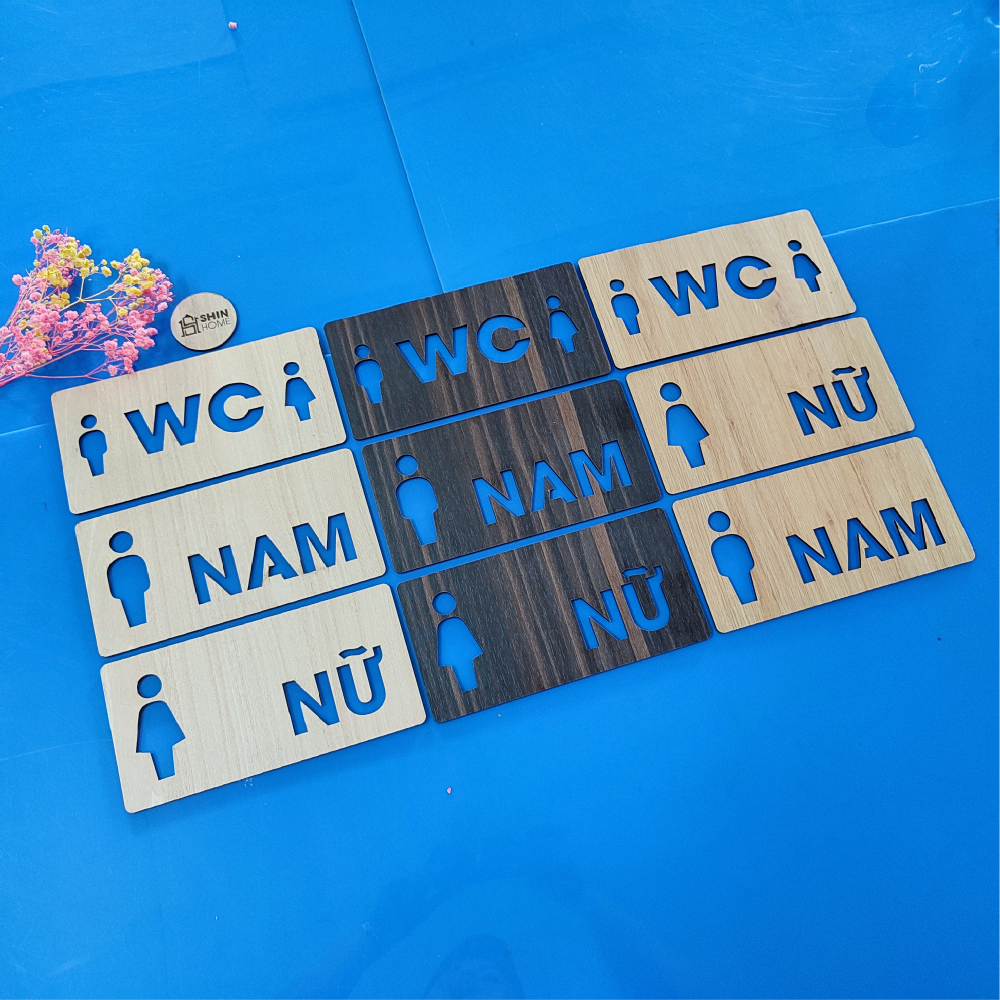 Wc Door toilet Panels laserCut Wooden Men'S And Women'S Toilets Glue Shopee Singapore