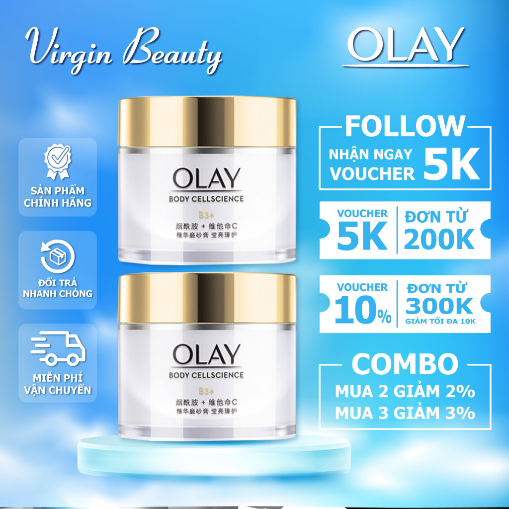 Olay Body Cell Science B3 + VitaminC Cleansing And Brightening Skin ...