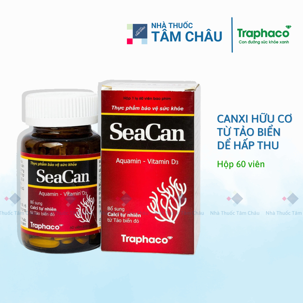 Seacan Traphaco Supplements Organic Calcium Seaweed And Vitamin D3