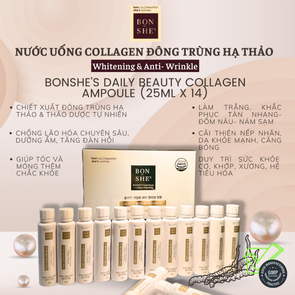 Boneshe's Daily Beauty Collagen Ampoule Collagen Drinks (25ml x 14