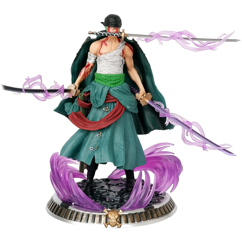 One Piece Roronoa Zoro One Piece Model Fights Bloody Cool 21 cm High ...