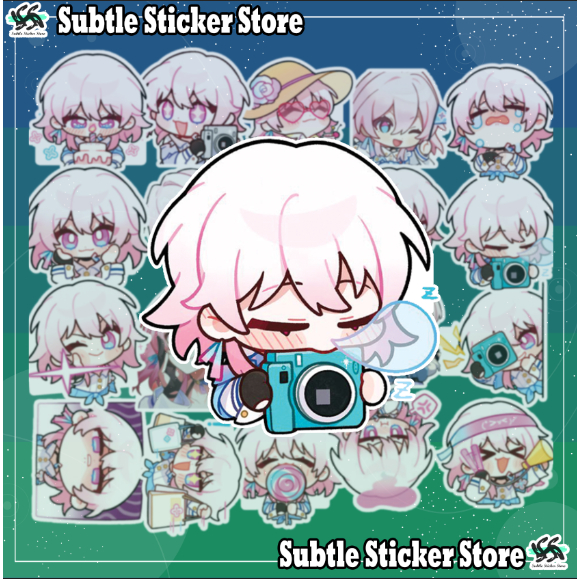 [Honkai Star Rail] - Set 10 / 15 / 20 / 30 Sticker March 7th / March 7 ...