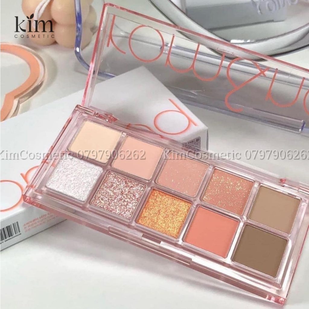 Romand 10Cell Eyeshadow PALETTE EYE PALETTE NO.08 PEACH DAHLIA GRADEN Shopee Singapore