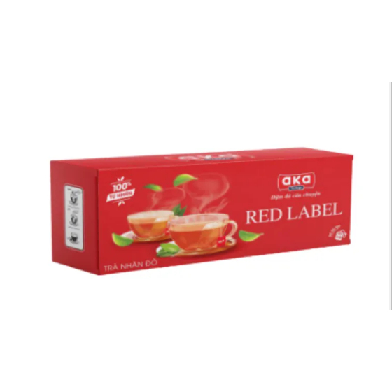 Black Tea Aka Red Label Tan Nam Bac Filter Bag (25 Filter Bags ...