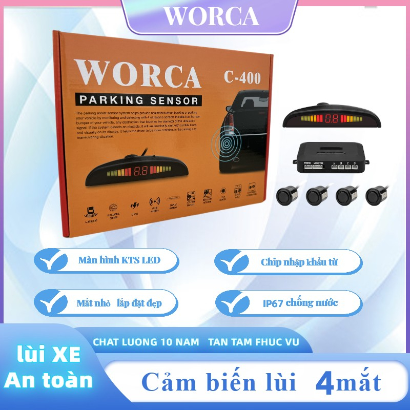 Worca 4Eyed Small Car Reverse Sensor, Helping To Warn Car Collision