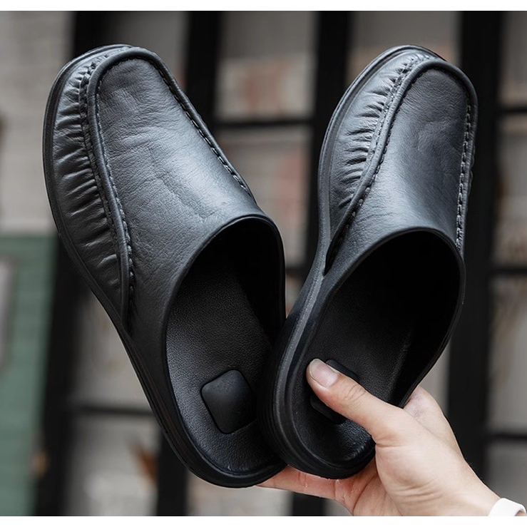 Mens dress hot sale mule shoes