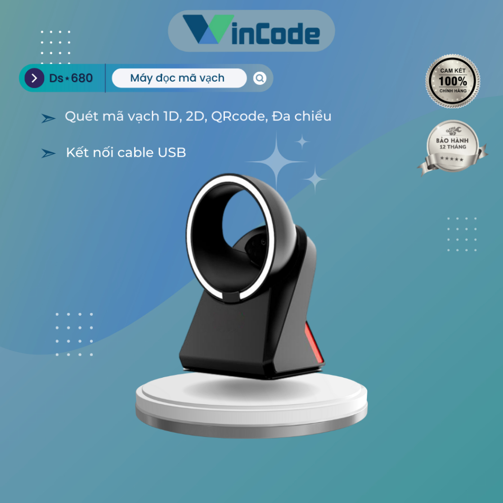 Datamax Barcode Scanner - DS680 Multi-Dimensional, Barcode Reader1D-2D ...