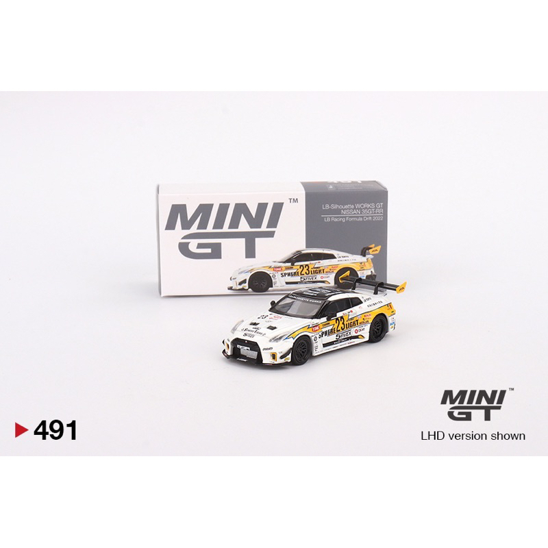 Hobby Store Mini GT 491 Nissan LBWK R35 GT Ver.2 Racing Formula Drift ...