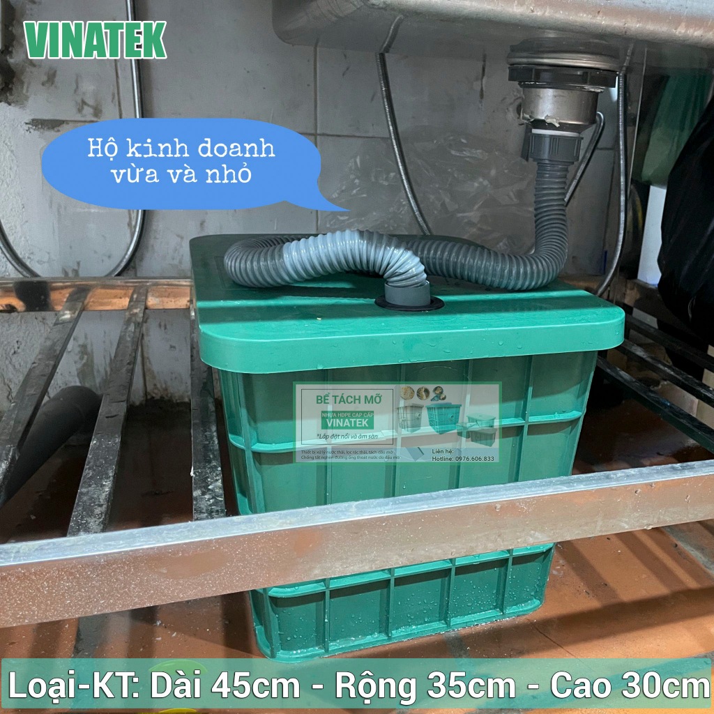 Restaurant Grease Separation Tank, Kitchen, Hotel 45 Liter Smart Grease