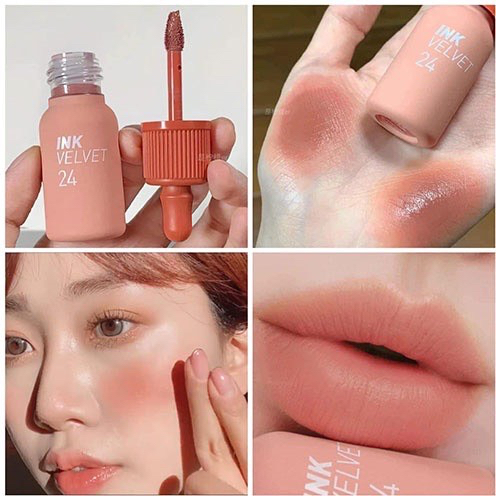 Peripera Ink Velvet Nude Matte Lipgloss 4g 24 Milky Nude 4g - Nude Earth  Orange