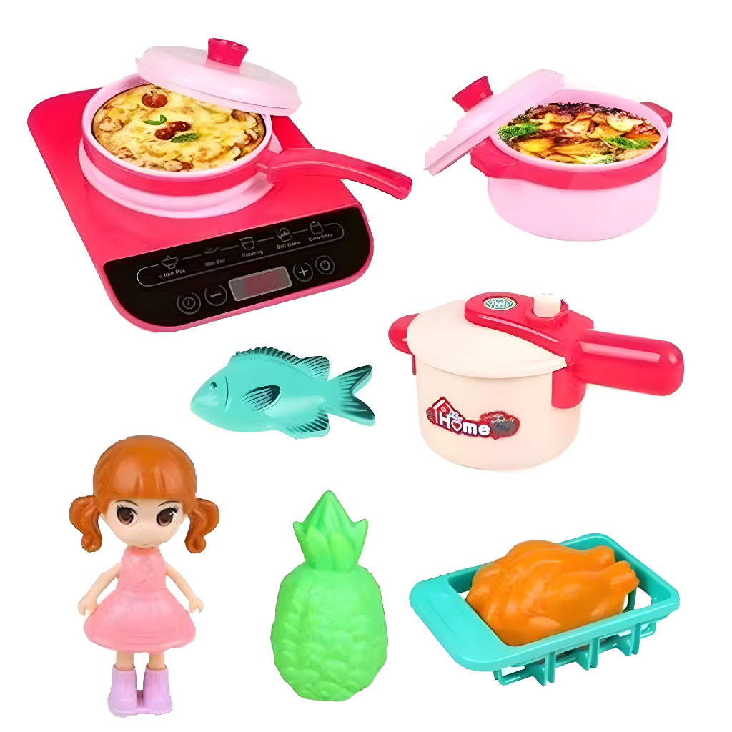 Toy combo set of cooking utensils for children to role-play chefs ...