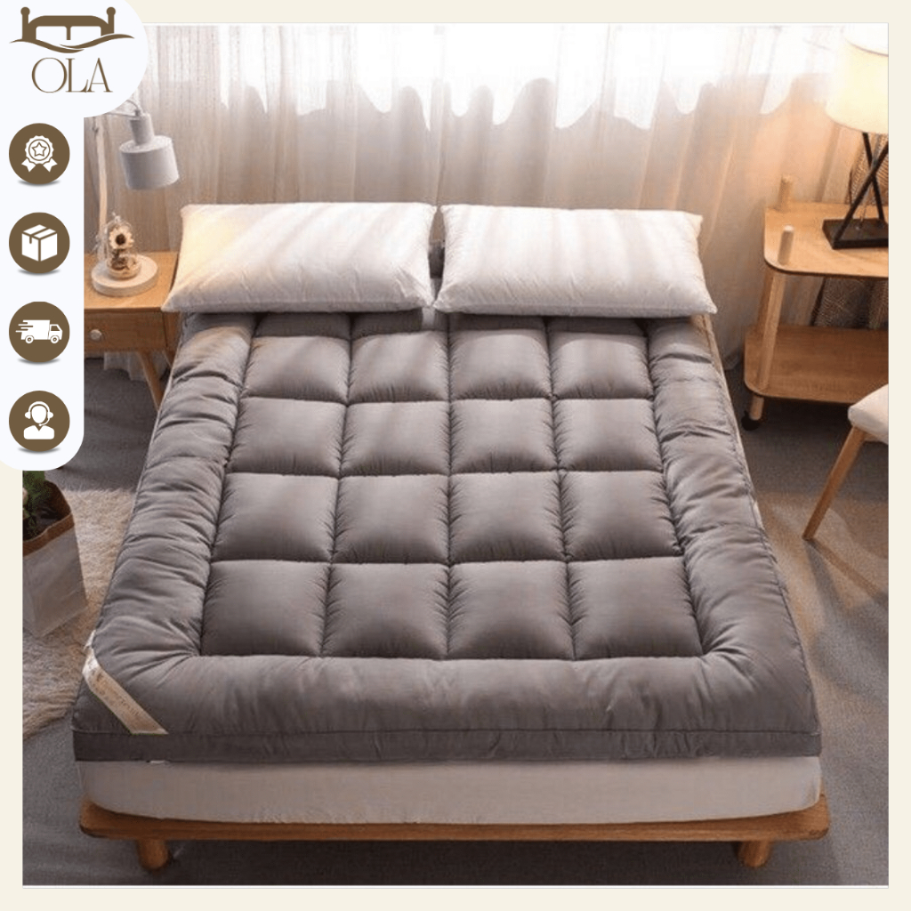 Topper Mattress, Premium Mattress Protector Support Spine Size 1m2