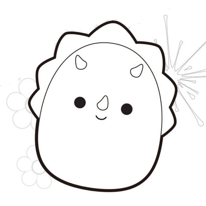 Squishmallow - Set Of 30 A4 A5 Coloring Pictures For Wax, Lead Coloring ...