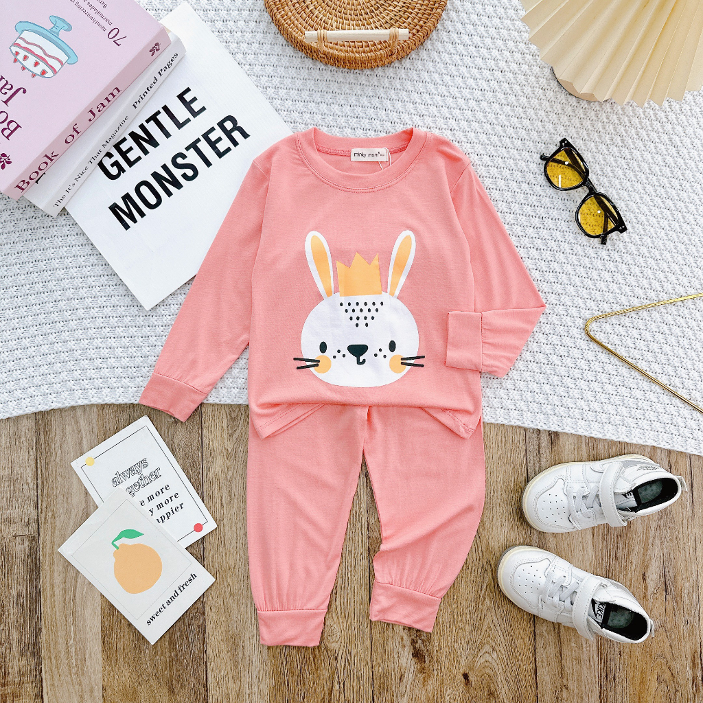 Minky Mom Children's Clothing Set, Cool and Cool Elastic Fabric