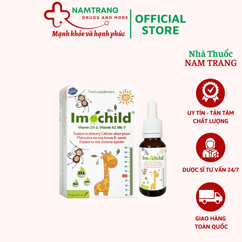 D3 K2 Fobelife Drip Imochild Supplement Vitamin D3 K2 And DHA Calcium