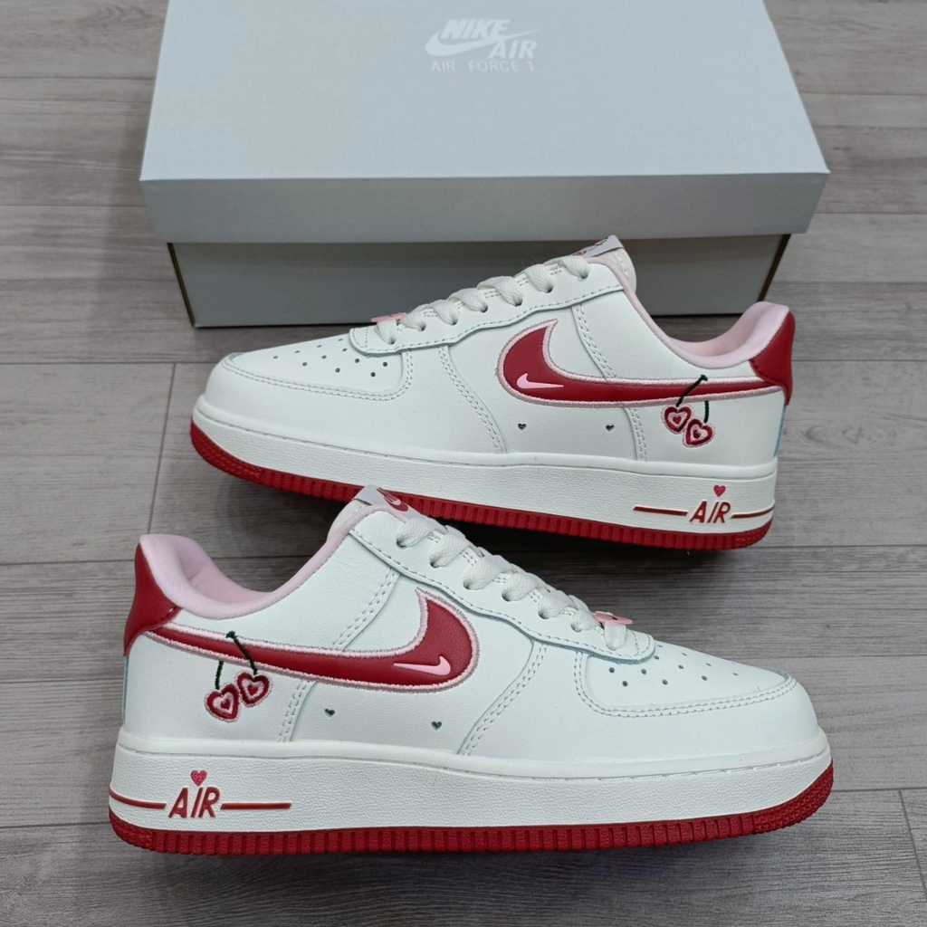 Air forces with hot sale pink swoosh