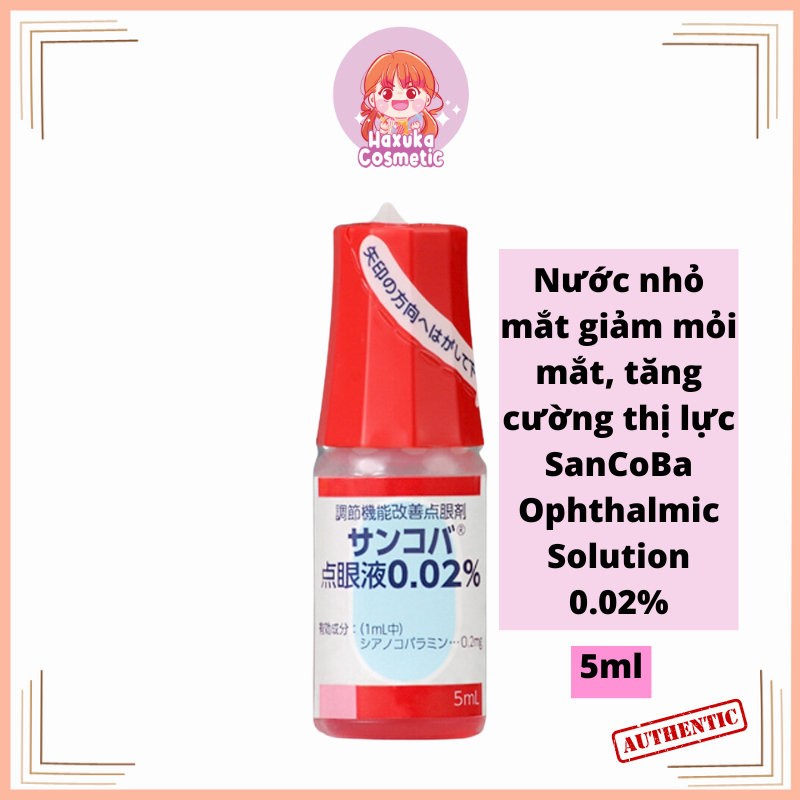 Sancoba Ophthalmic Solution 0.02 antifatigue eye Drops, 5ml Shopee