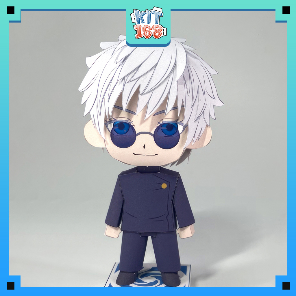 Paper Model Anime Game Chibi Gojo Satoru ver 3 - Jujutsuuka ...