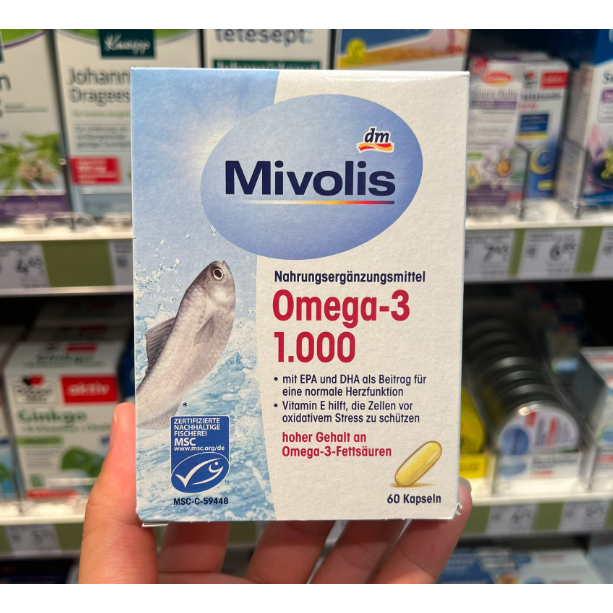 [Mivolis] Omega-3 Fish Oil 1000 (Germany) - Mivolis Omega-3 Leinöl 1. ...