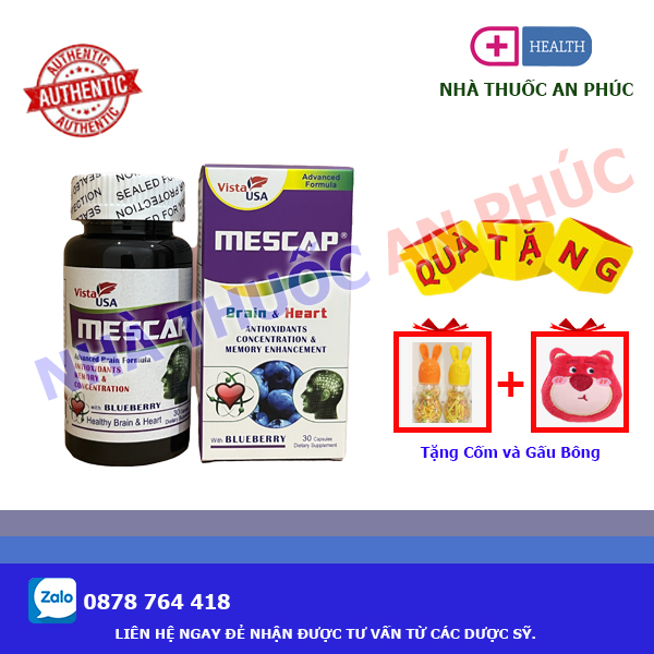 [Genuine] Mescap oral tablet tonic brain, improve Blood Circulation 30