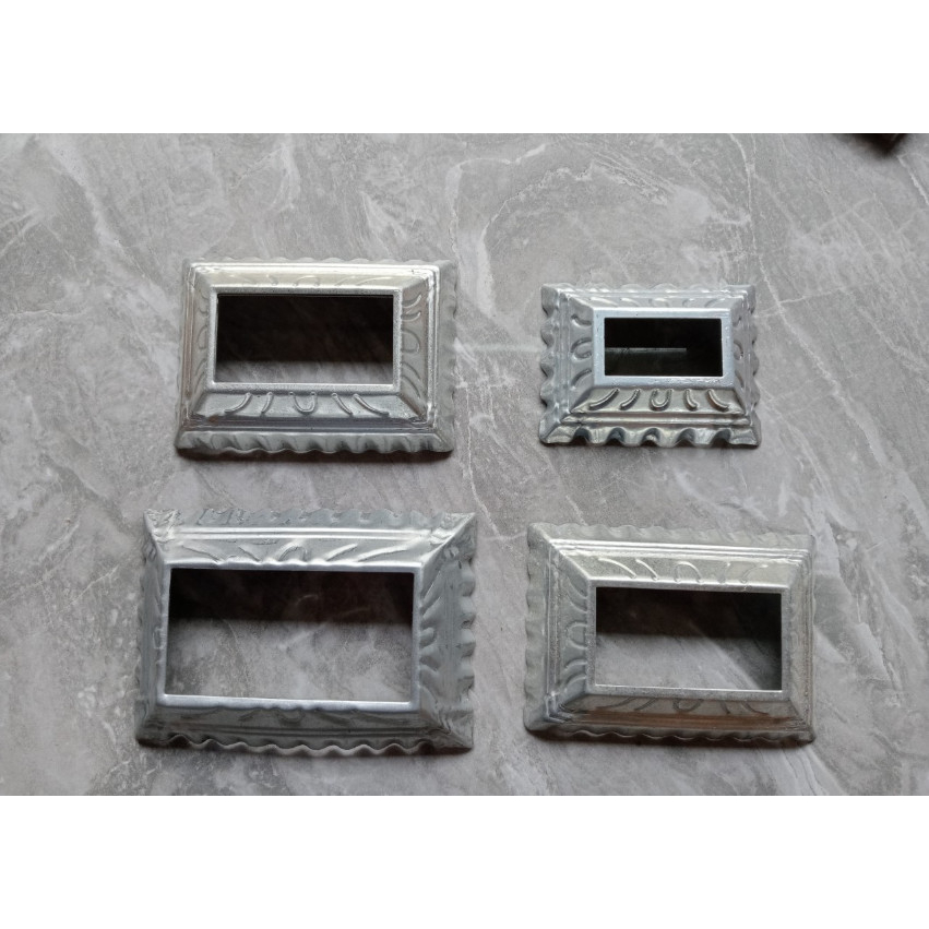 10 PCS ZINC-PLATED STEEL BASE BOX 20*40 - 30*60 - 40*80 | Shopee Singapore