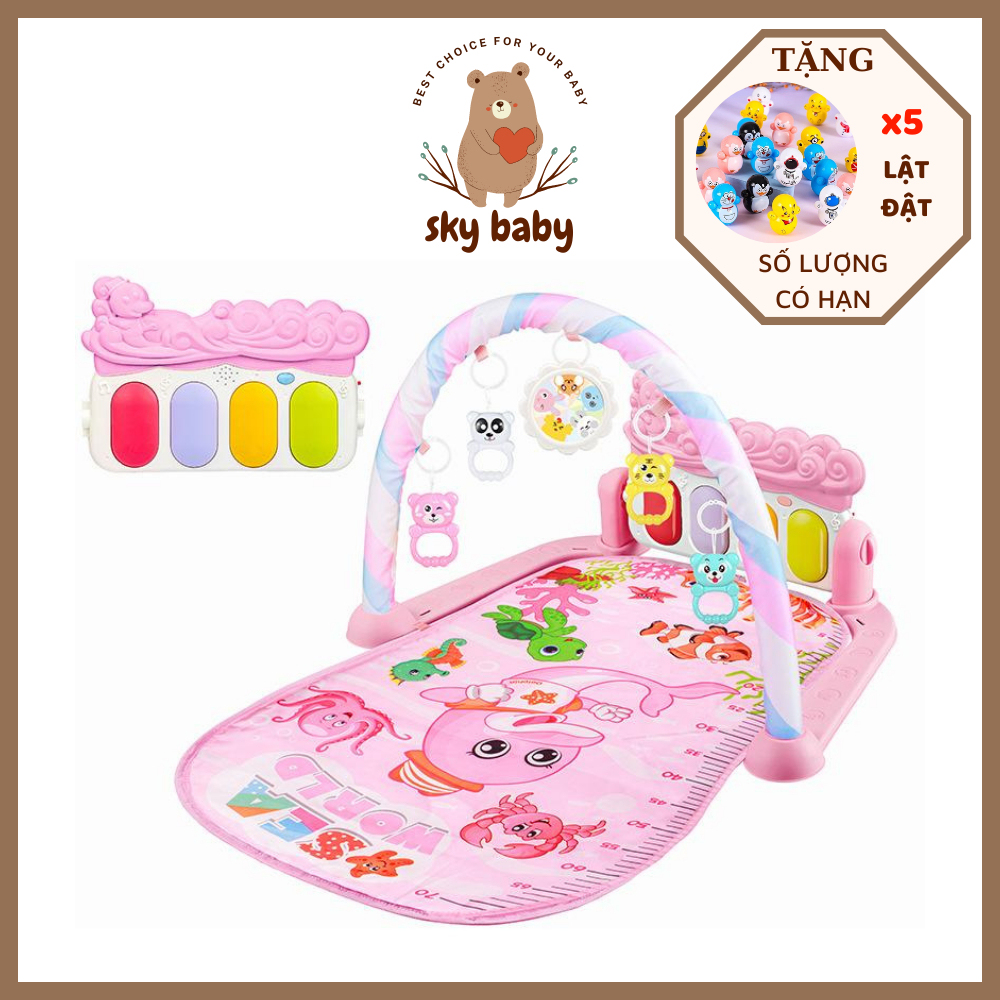 Musical mat for babies to lie down and play in the shape of musical ...