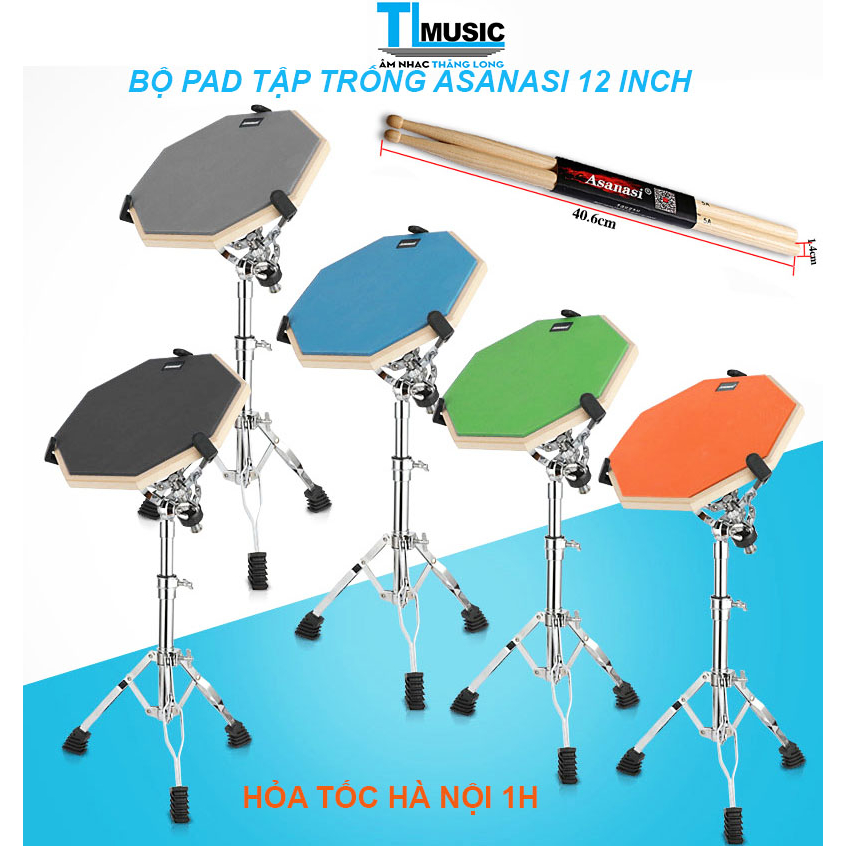 EPISODE PAD SET Clear 12' ASANASI - DRUM PAD 12INCH (FULL FOOT SET ...