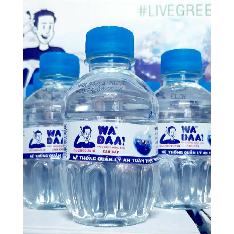 Wada Bottled Mineral Water 250ml / 48 Bottles / 1 Carton. Achieved ISO
