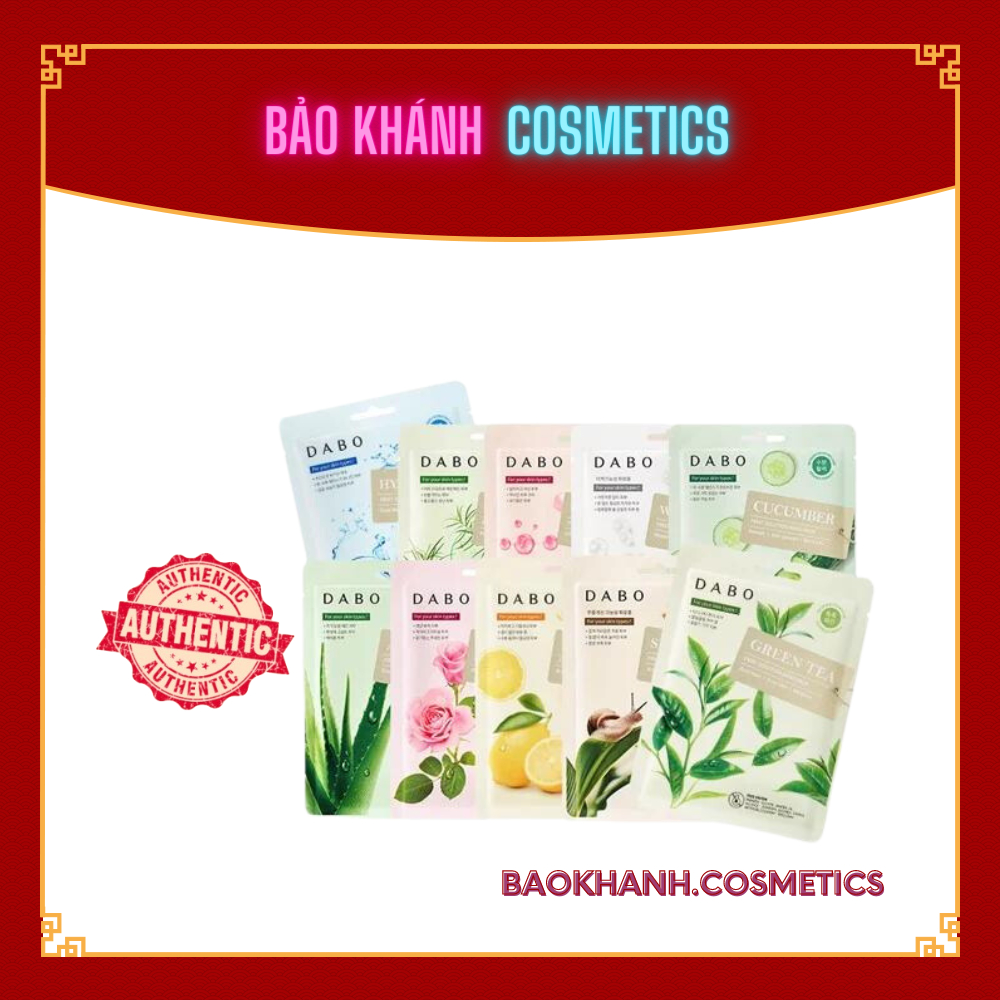 Whitening Face Mask Korean DABO Premium Moisturizing (1 Pcs) Shopee