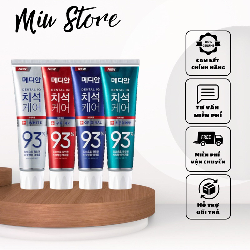 Korean Toothpaste, Median Dental IQ Toothpaste 93 Tube 120g Shopee
