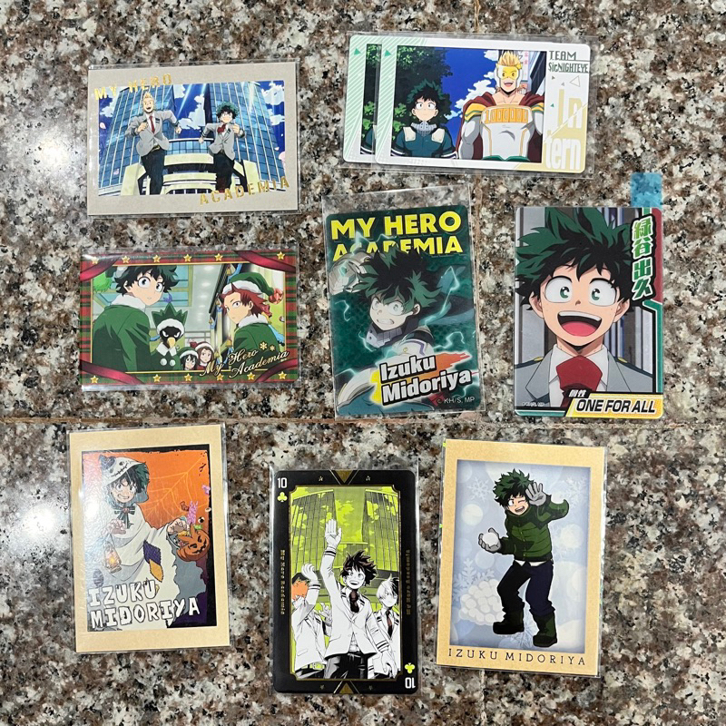 [Genuine] Deku MHA My Hero Academia Superhero Academia Card (izuku ...