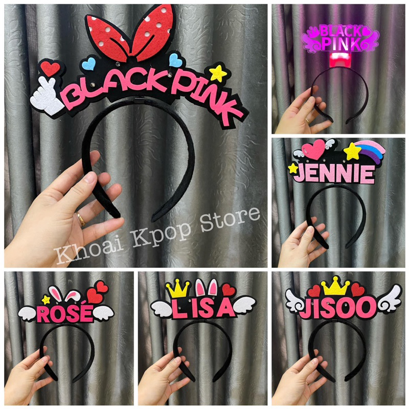 Standee Mane Blackpink Jisoo Lisa Jennie Rose Has Glow - Lightstick ...