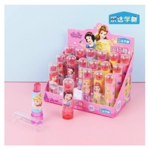Whole lot of 18 Peppa Pig Lipstick Candy - super hot Disney princess