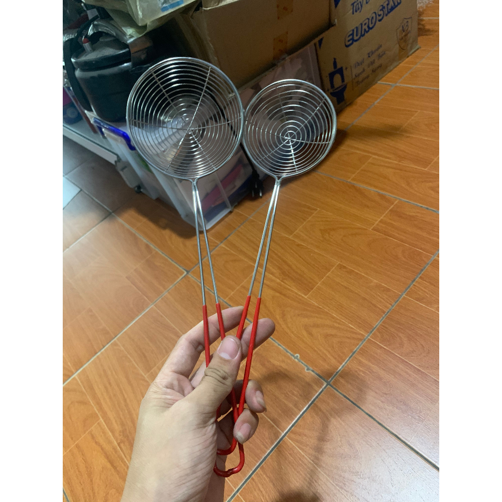 Pearl scooping racket, red-rolled stainless steel topping | Shopee ...