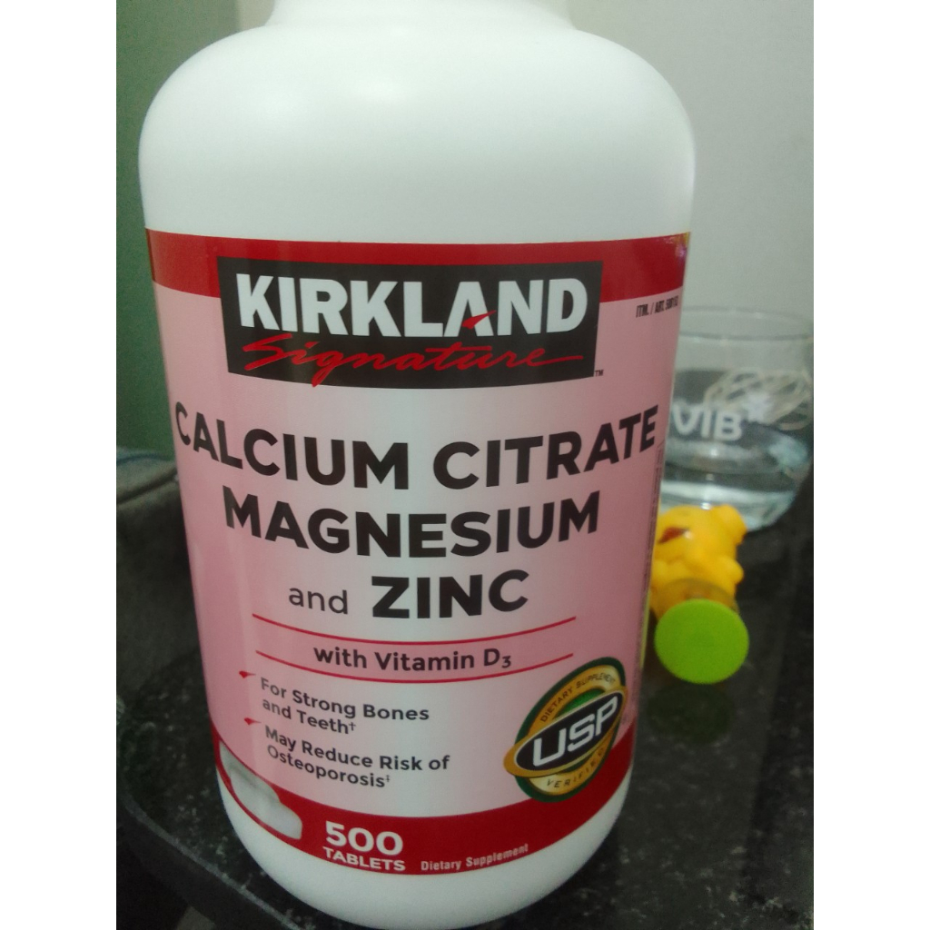 Supplements With Calcium, Magnesium, Zinc Kirkland Calcium Citrate